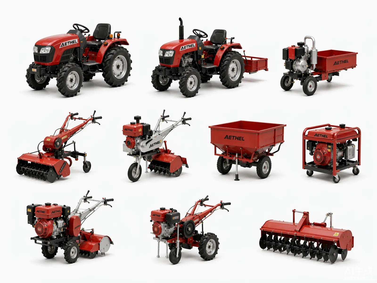 Agricultural Machinery โ Tillers, water pumps, generators, sprayers and small farm machinery for agriculture.