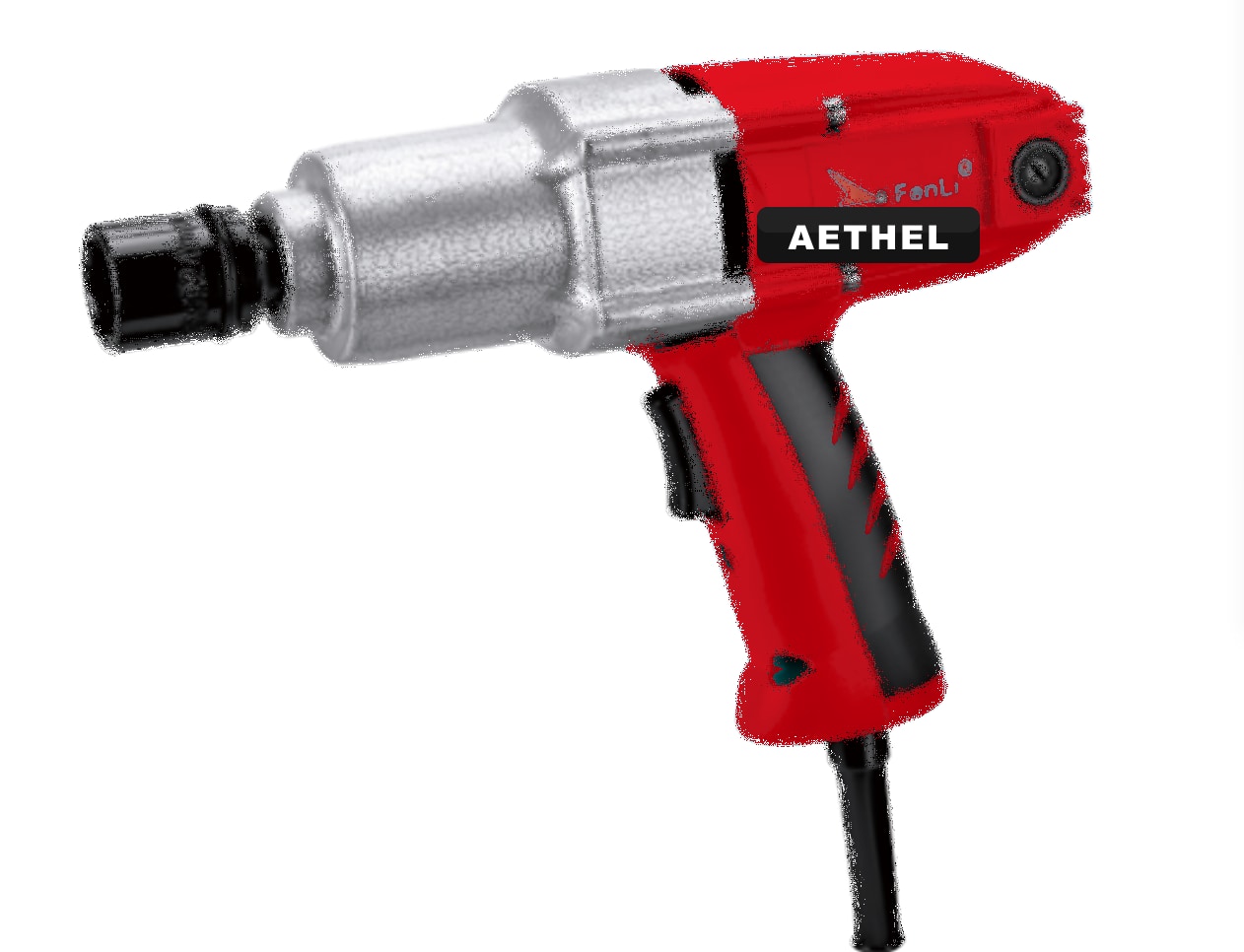 200Nm 1/2-Inch Electric Impact Wrench 300W